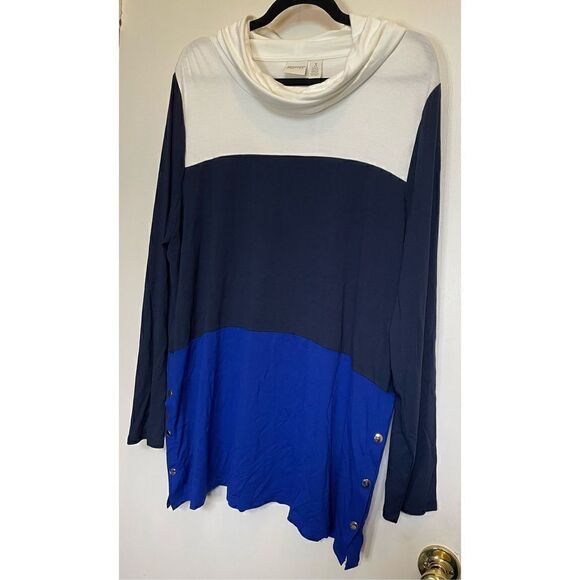 Chicos Zenergy Annie Colorblock Tunic size 3 or XL - Picture 13 of 13